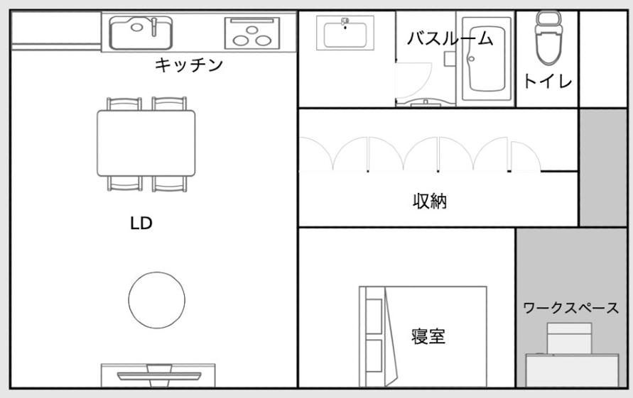 東京都大田区のリノベーションマンションに暮らす佐藤さん夫婦の部屋