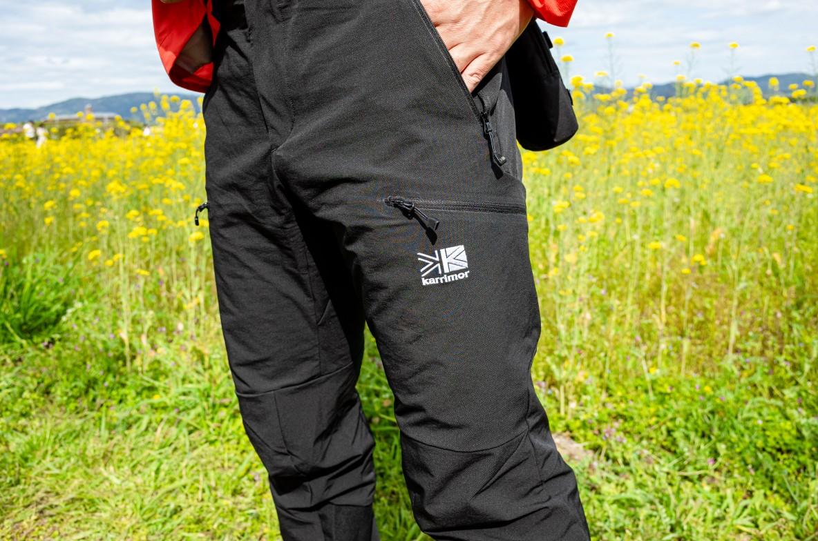 Karrimor ソフトシェルパンツ　ネイビー　L カリマーの「ソフトシェルパンツ」がタフすぎる！ pants 天候が不安定な 低山から雪山まで 汎用性の高いカリマー リュックサック
