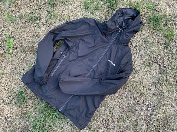 モンベル　ウインドブラストジャケット　黒　Mブラック