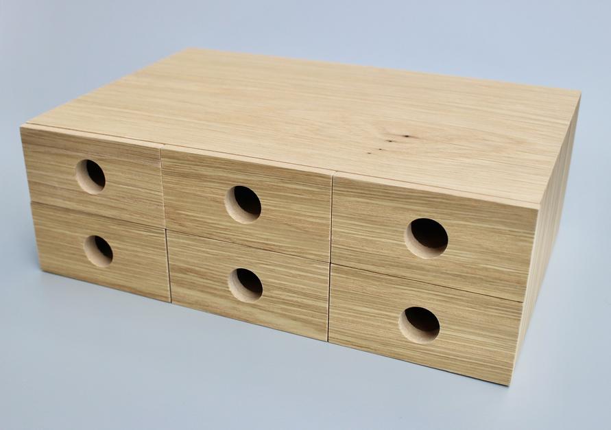 無印良品 「木製小物収納6段」