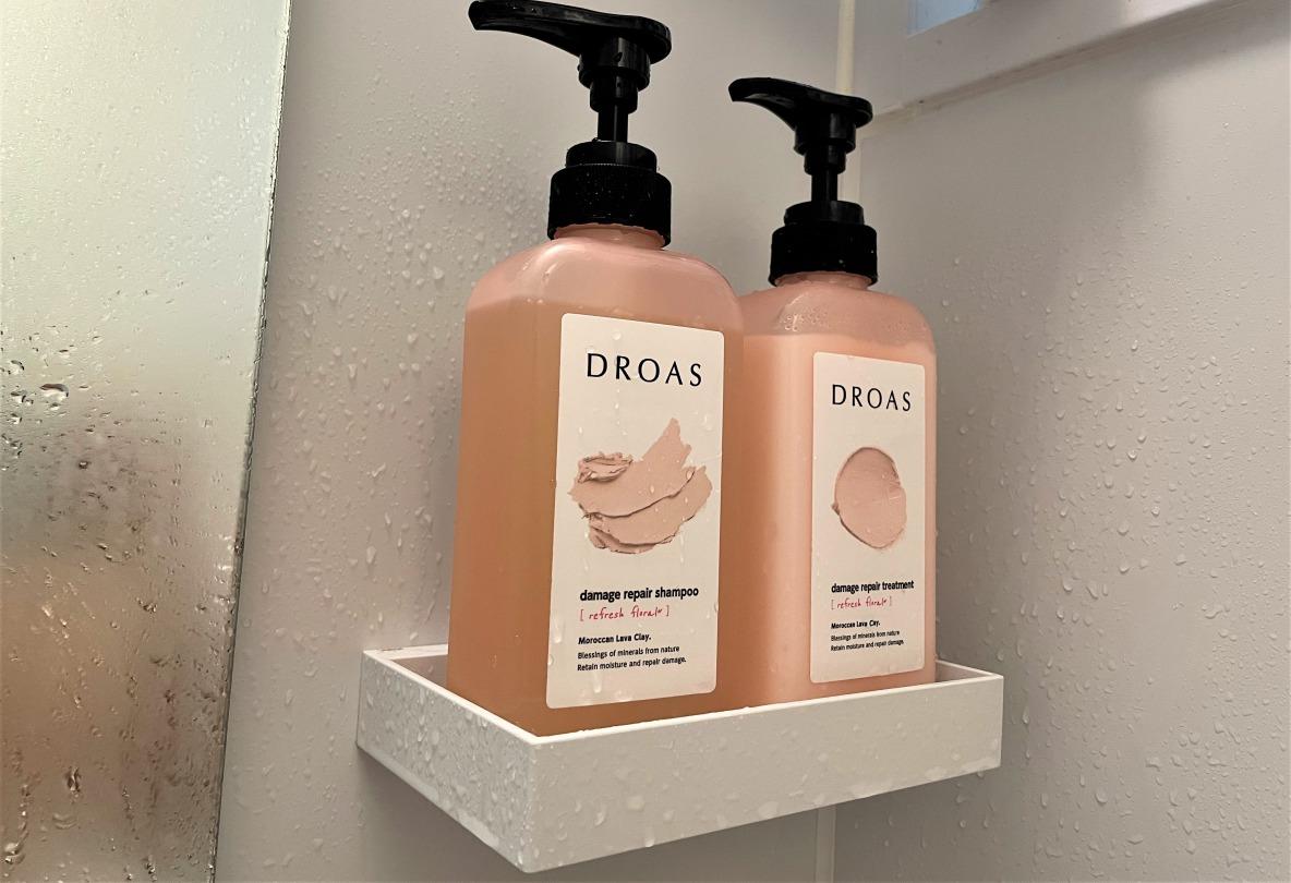 DROASの「ダメージリペアシャンプー＆トリートメント」でおうち