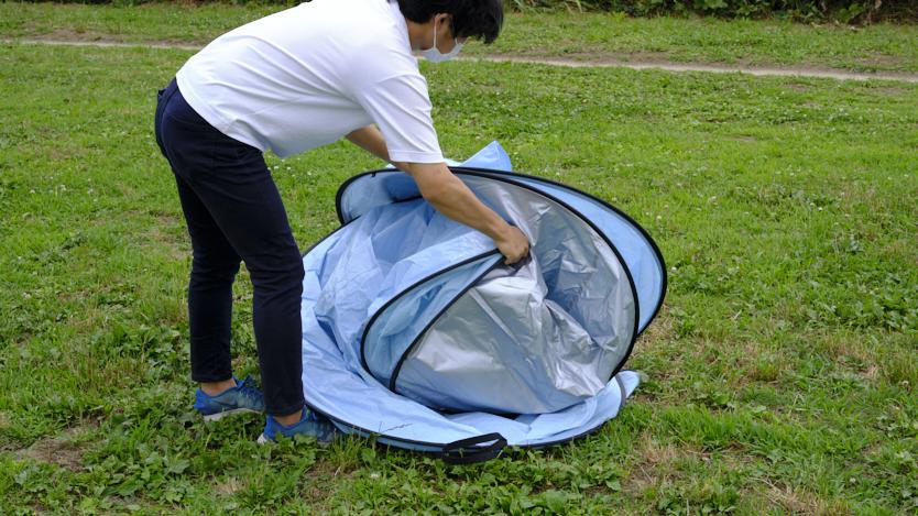 3000円のIKEAテントの満足感がすごい！ 公園で気軽にキャンプ
