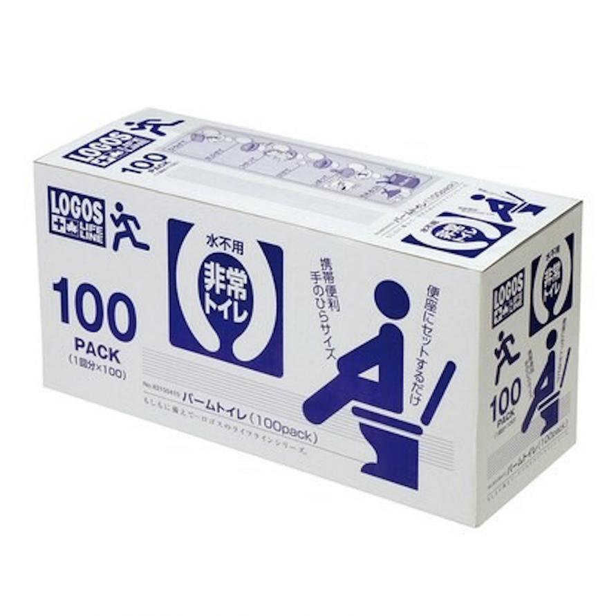 ニトリ 「LOGOS 非常用トイレ水不要100パック」