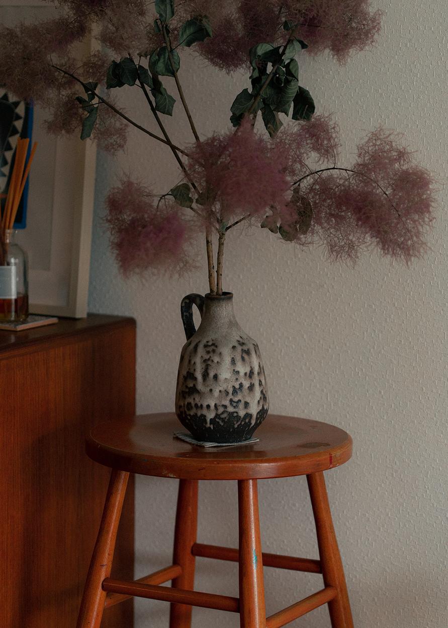 ファットラバのフラワーベースに生けた花