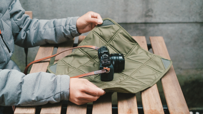 魔法の布」のおかげで、カメラを持ち歩くハードルがグッと下がったんだ