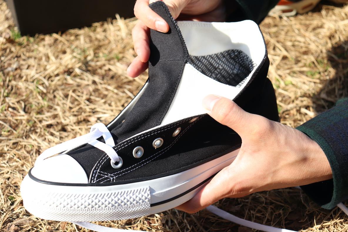 コンバースの「ALL STAR 100 GORE-TEX HI」が、雨の多いこの時期に最強