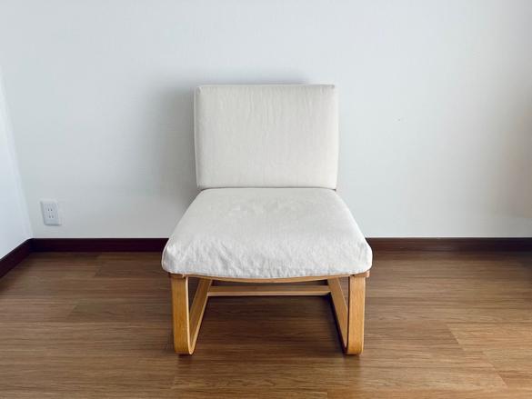 無印のソファチェアを使って4年。初めてクッションを交換してみたら 