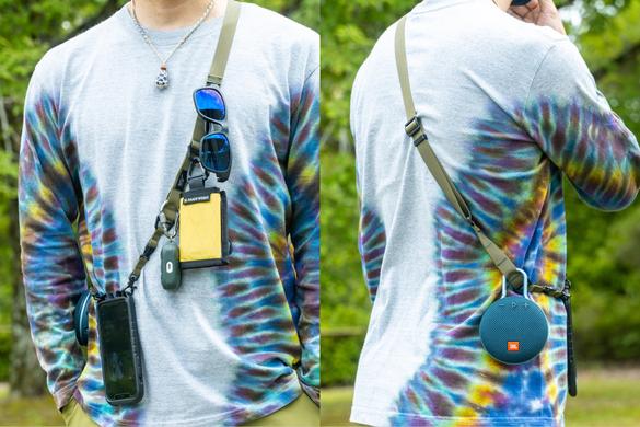 ROOT CO の 万能ストラップ なら小物が多くても手ぶら外出できるよ