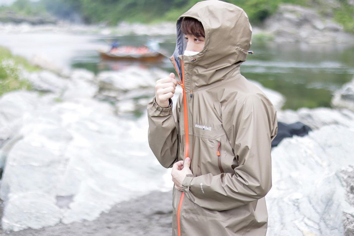 美品】montbell ストームクルーザー 上下セットGORE-TEX 袋付き  