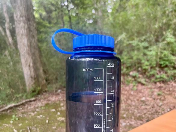 nalgeneのスリムボトルが、キャンプの水分補給に大活躍だった