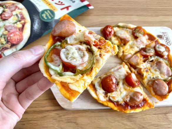 ある日の俺ごはんピザセット