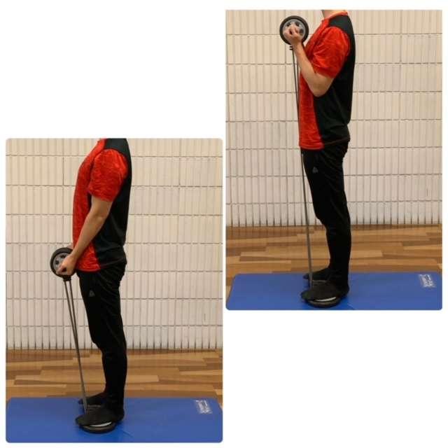 腹筋ローラー（チューブ付） 初心者でも「膝コロ」できた！日々の宅トレのハードルを下げる、ゴム