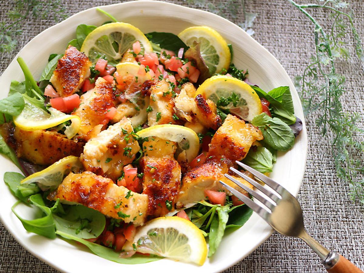 レモンハーブチキンサラダのレシピ