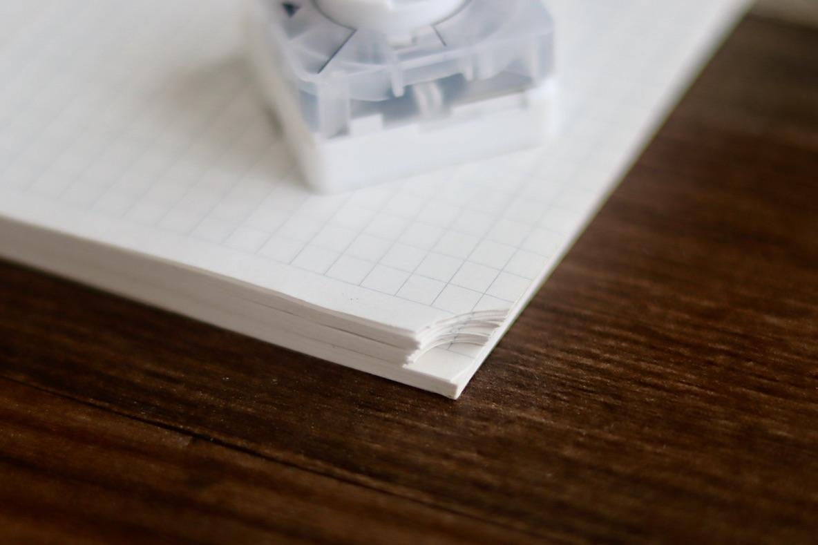 サンスター文具の「ツメカケ」のおかげで、スッキリ美ノートが作れる