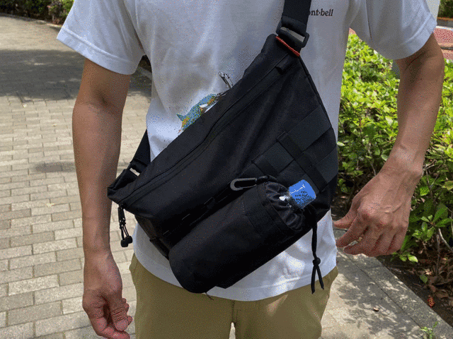 ツールを外付けしてカスタマイズ、機能拡張型スリングバッグが ツールを外付けしてカスタマイズ、機能拡張型スリングバッグが