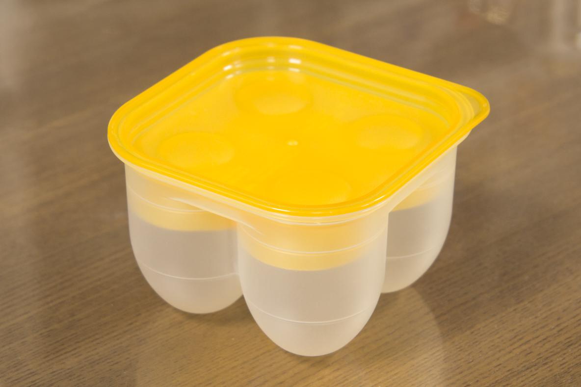 ダイソーの「味玉特化型タッパー」がめっちゃ便利！ 少ない調味料で