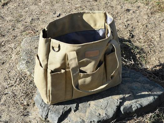 【はる】トートバッグ型キャンプギア アウトドアギア収納ケースＥ 楽天市場】FUKUさんとのコラボ商品 ギアケースL (GEAR CASE L