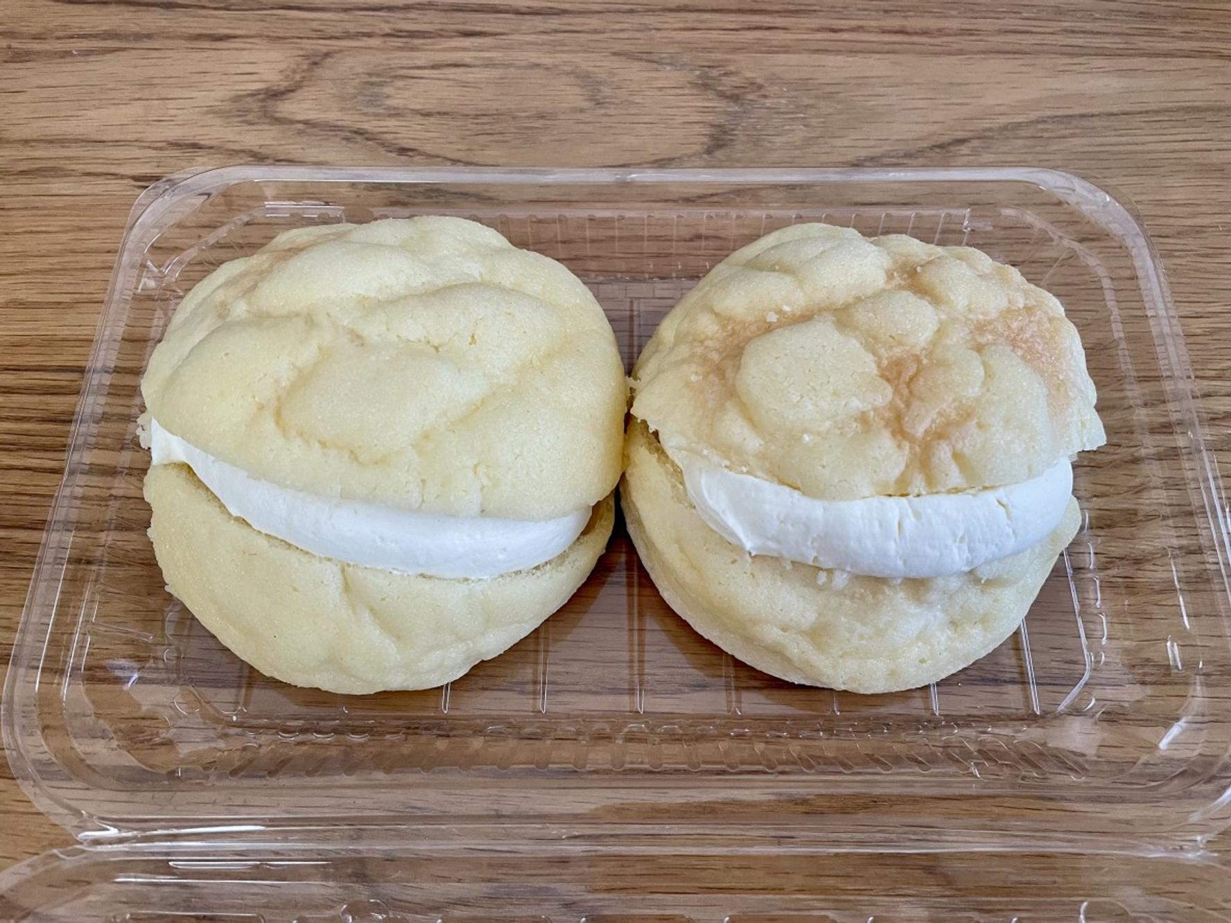 ミニチュアフード／ホイップクリームメロンパン