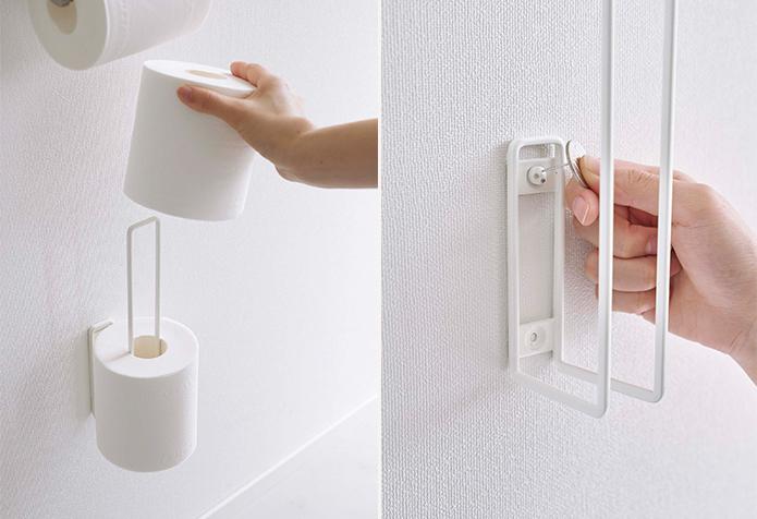 トイレ収納も「浮かせる」が正解だったのか！山崎実業の新作がやっぱり