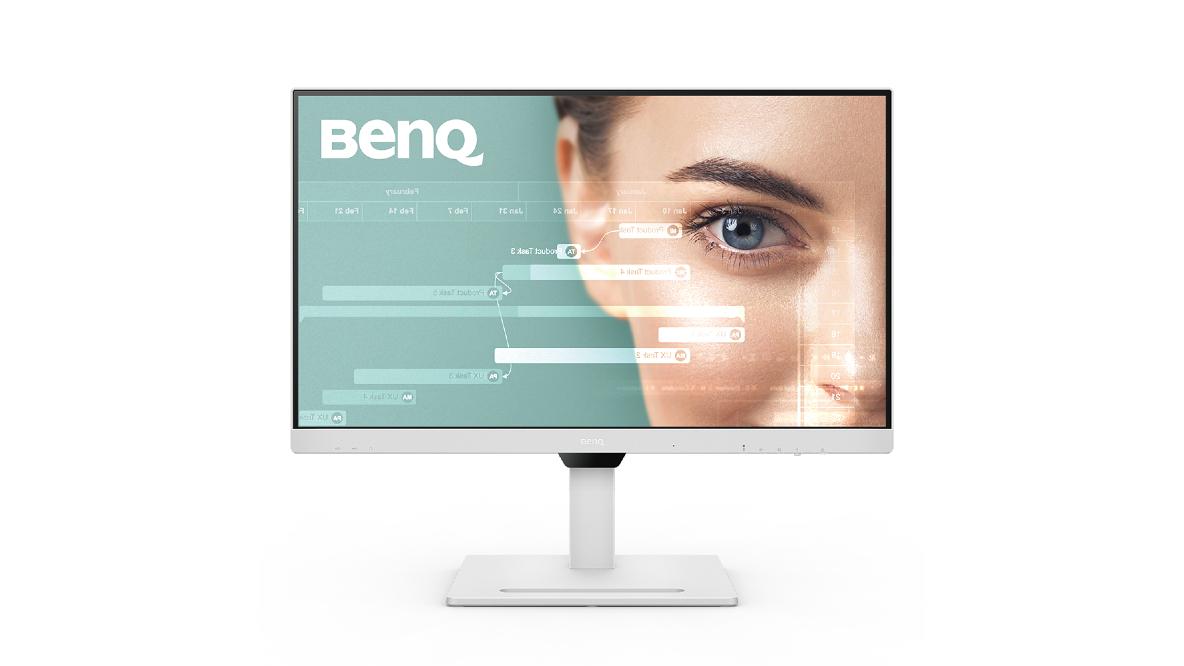 ナチュラルテイストのお部屋に置きたいBenQの新型モニター。配線まで