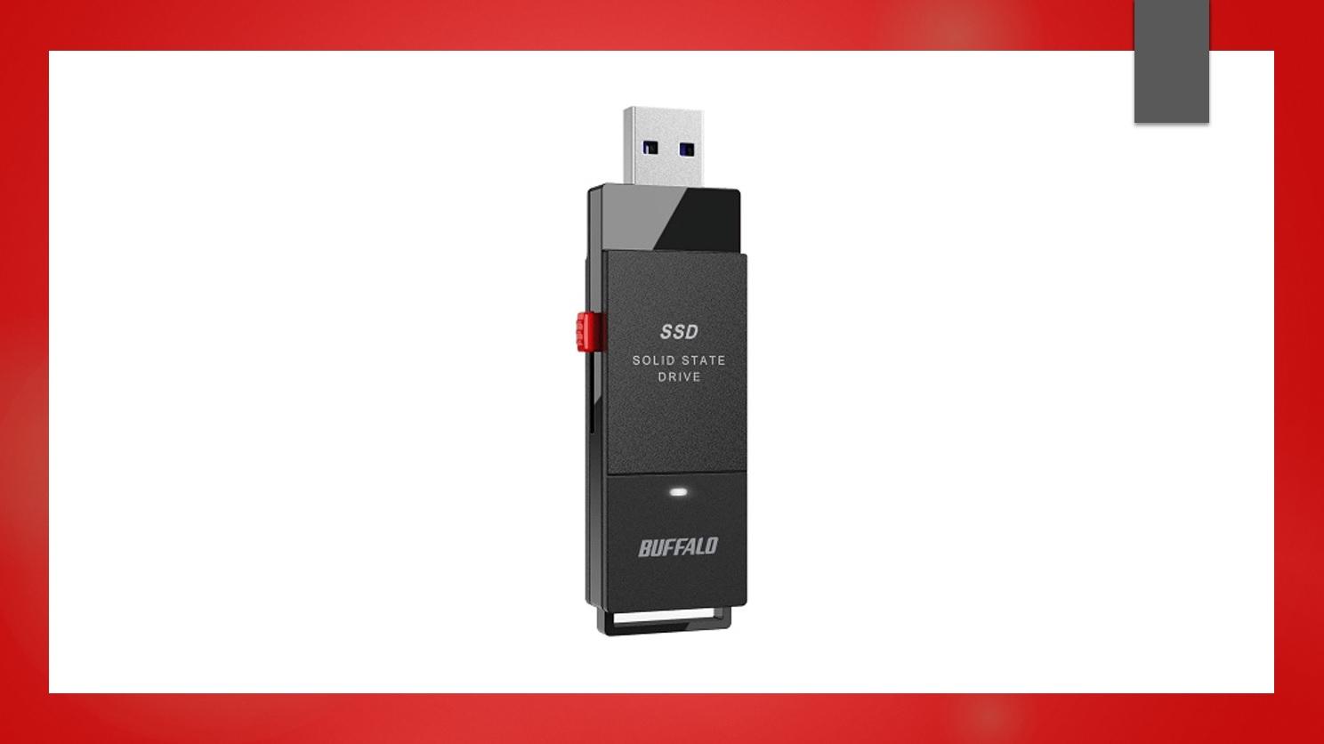 直送商品 バッファロー USB3.2 SSD SSD-SCT2.0U3BA/D 外付け 豪華で