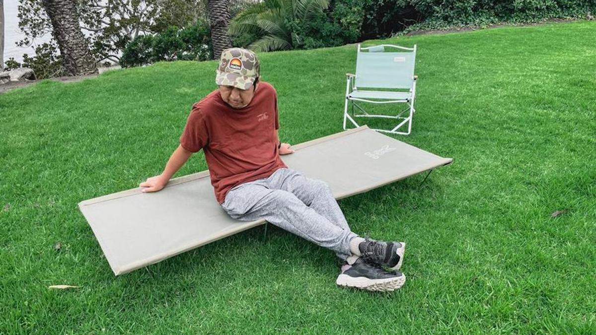 DOD(ディーオーディー) ウルトラクールキャンピングベッド 蒸れにくい  