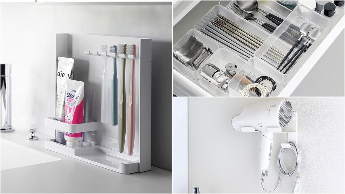 洗面台やキッチン周りの「小物ちらばりがち問題」を解決してくれる山崎実業の新作アイテム4選