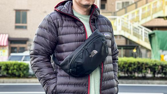 アウターがもこもこして鞄が持ちにくい…。THE NORTH FACE の「オリオン 