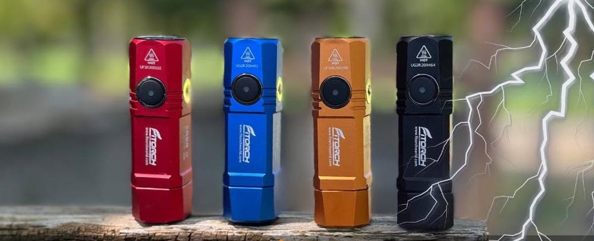 使い捨てライターより小さいのに、1000ルーメンの高輝度で光るハイ