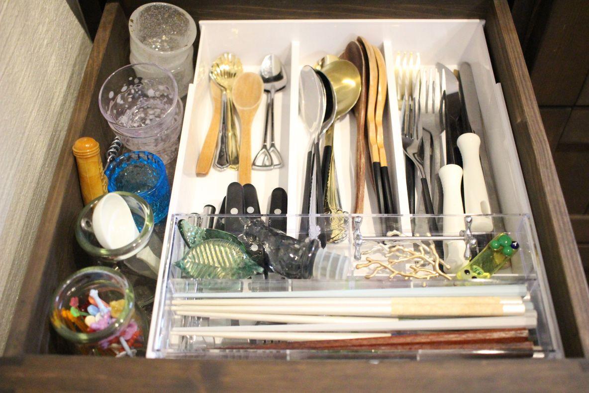 山崎実業のカトラリーケースを使ってみたら驚いちゃった！引き出しに
