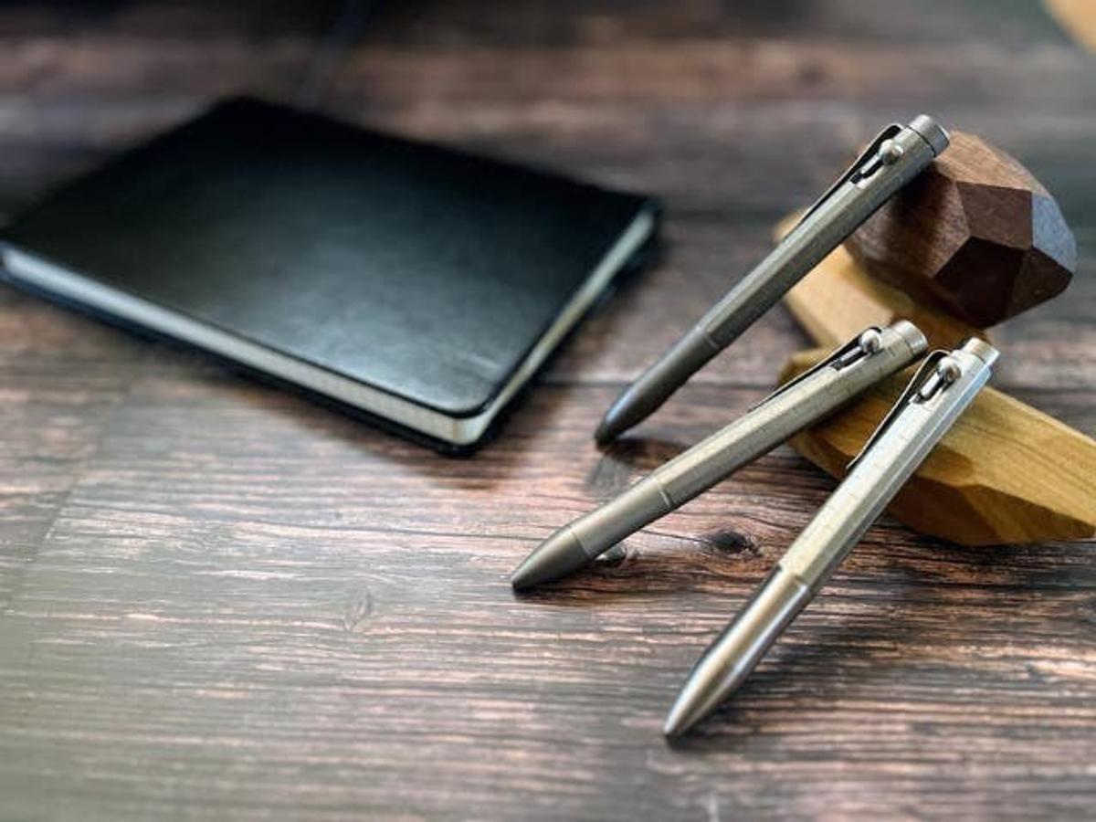 Autmog】チタン ボールペン Autmog】40 Click Pen - 6Al-4V (チタン