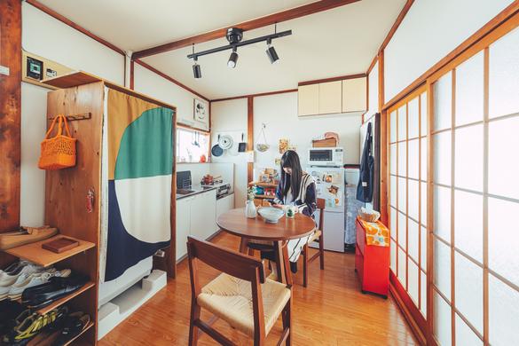 温かみのある古風なお部屋にホッとする。暮らしへの気持ちも変わる 