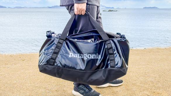 夏休みのキャンプ、旅行に❗Patagonia(パタゴニア)ブラックホールダッフル