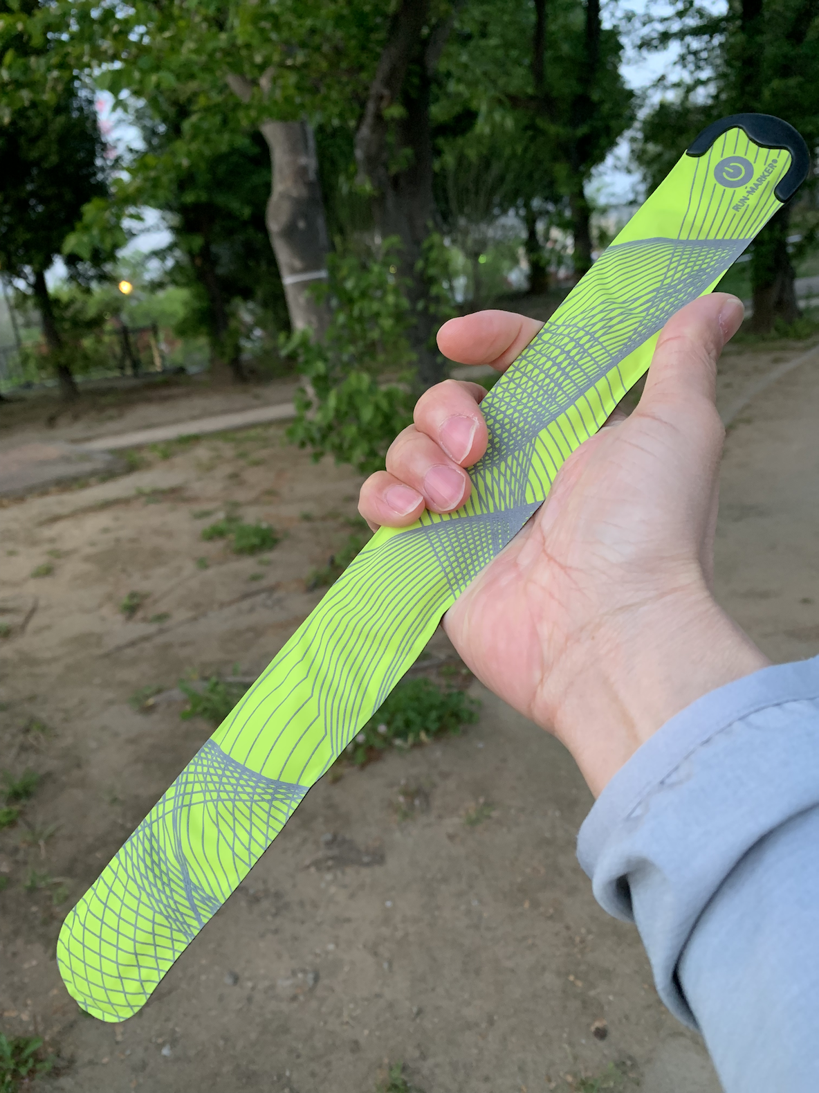 さんぽ UMikke ランニング ライト 充電式 LED アームバンド セーフティバンド