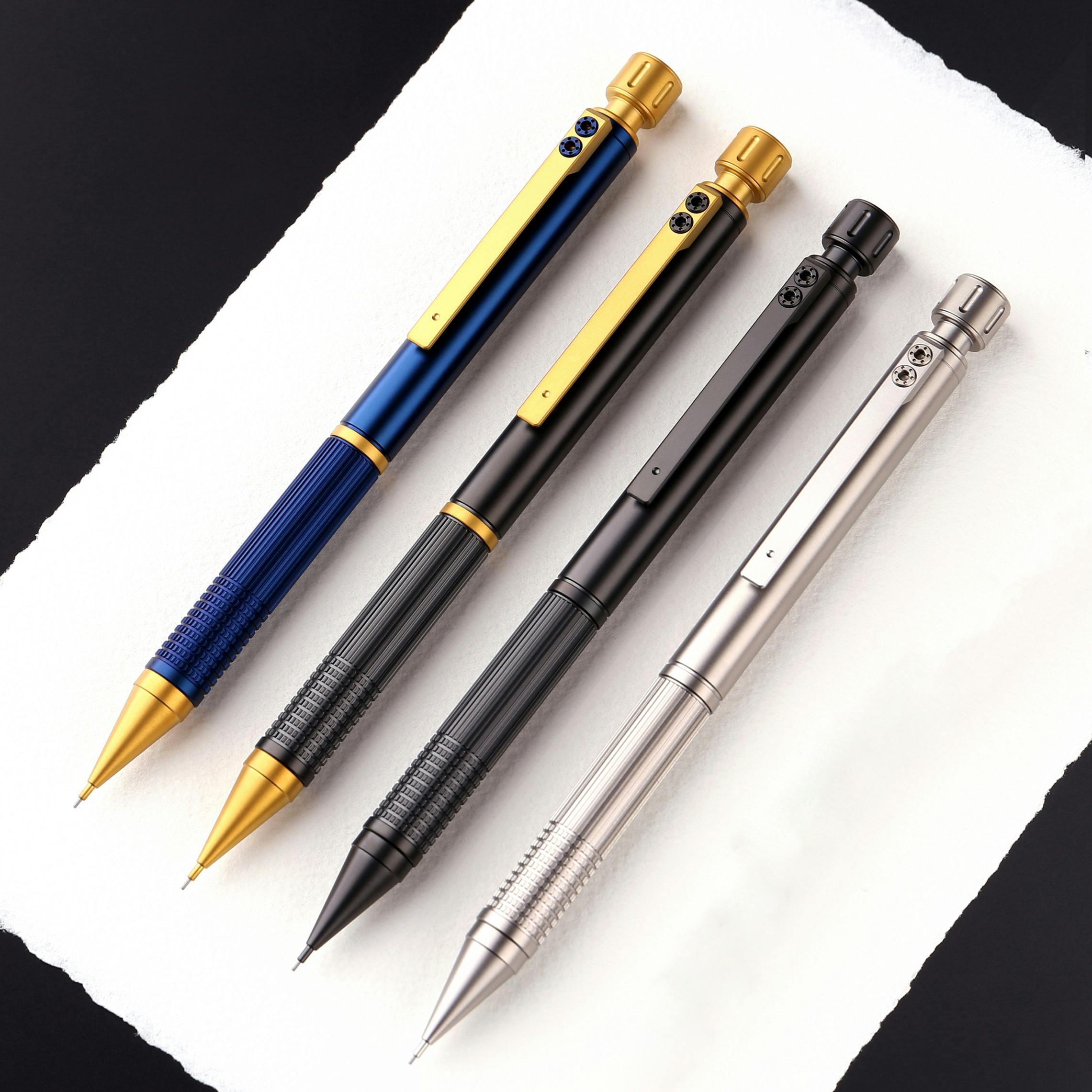 私の使いかけシャー芯（ネタ出品） ノックからの解放！自動で芯が出てくるシャープペン 『nocfree