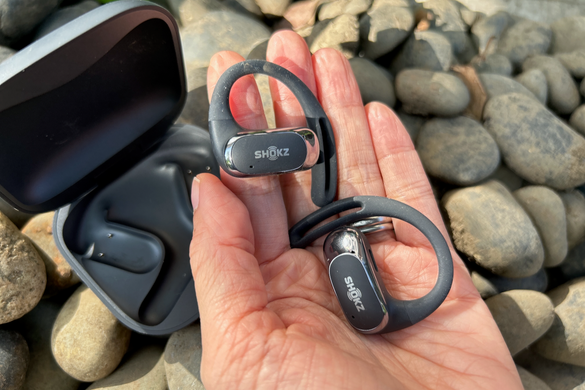 美品】Shokz OpenFit Air オープンイヤー型ワイヤレスイヤホン 美品