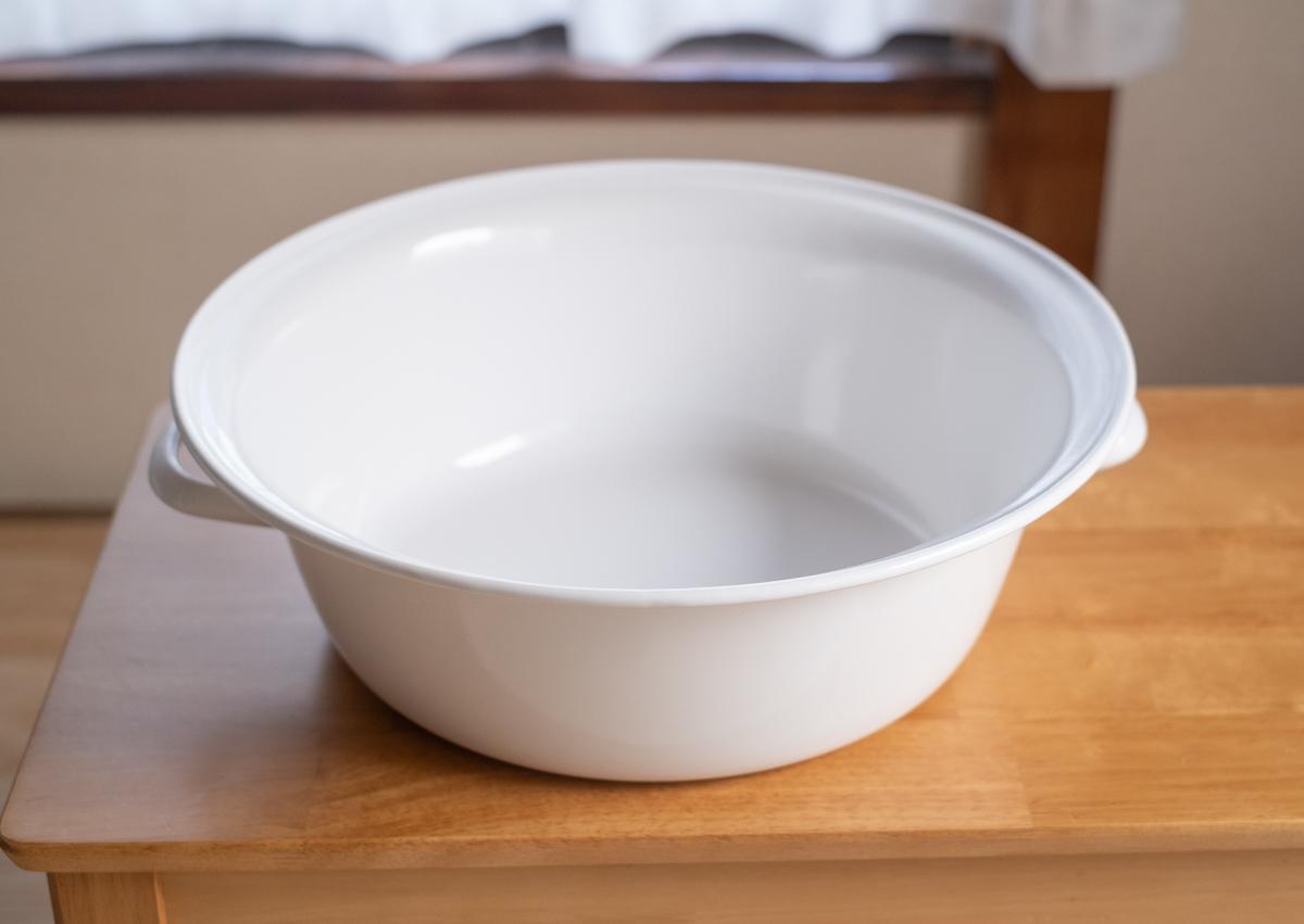 野田琺瑯 たらい 40cm TA-40 ホワイト 野田琺瑯 たらい(TA-40