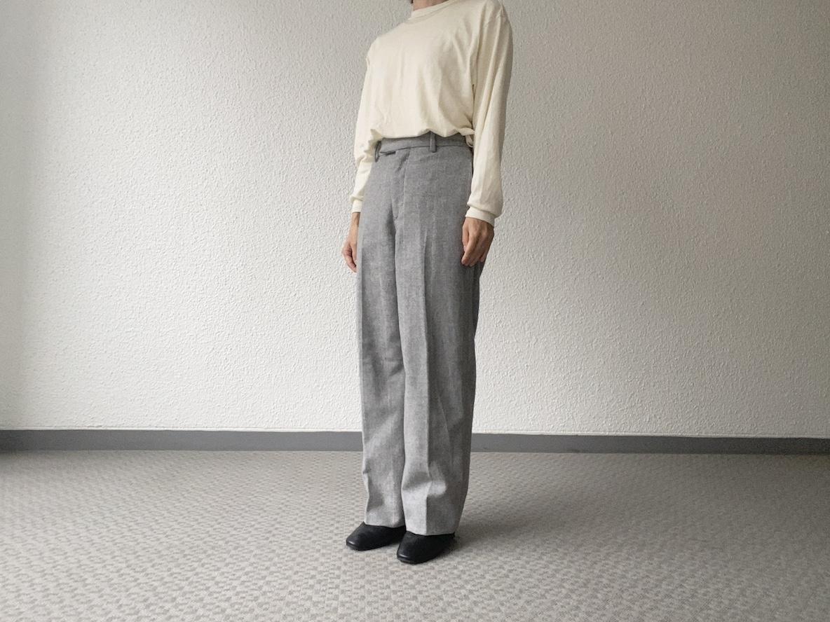 MUJI Laboのリニューアルがすごい。ウール混ストレートパンツ