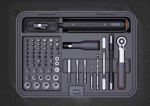 収納もスッキリ。必要工具がまとめて揃うスタイリッシュな工具セット