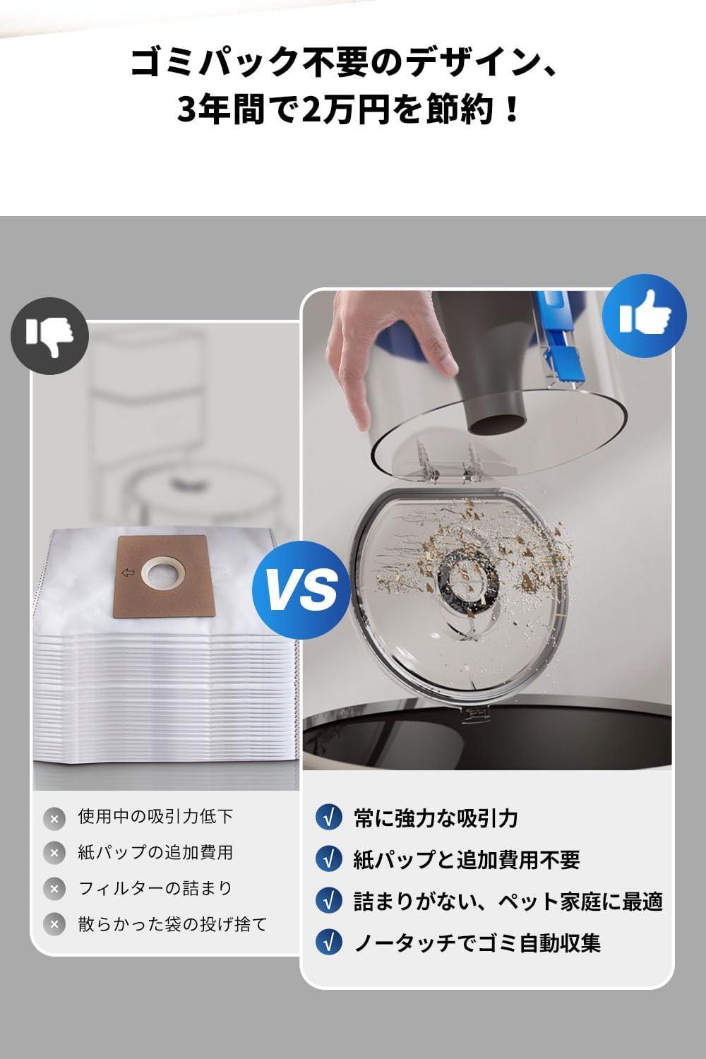 ECOVACS エコバックス DEEBOT Y1 PLUS ロボット掃除機 自動ゴミ
