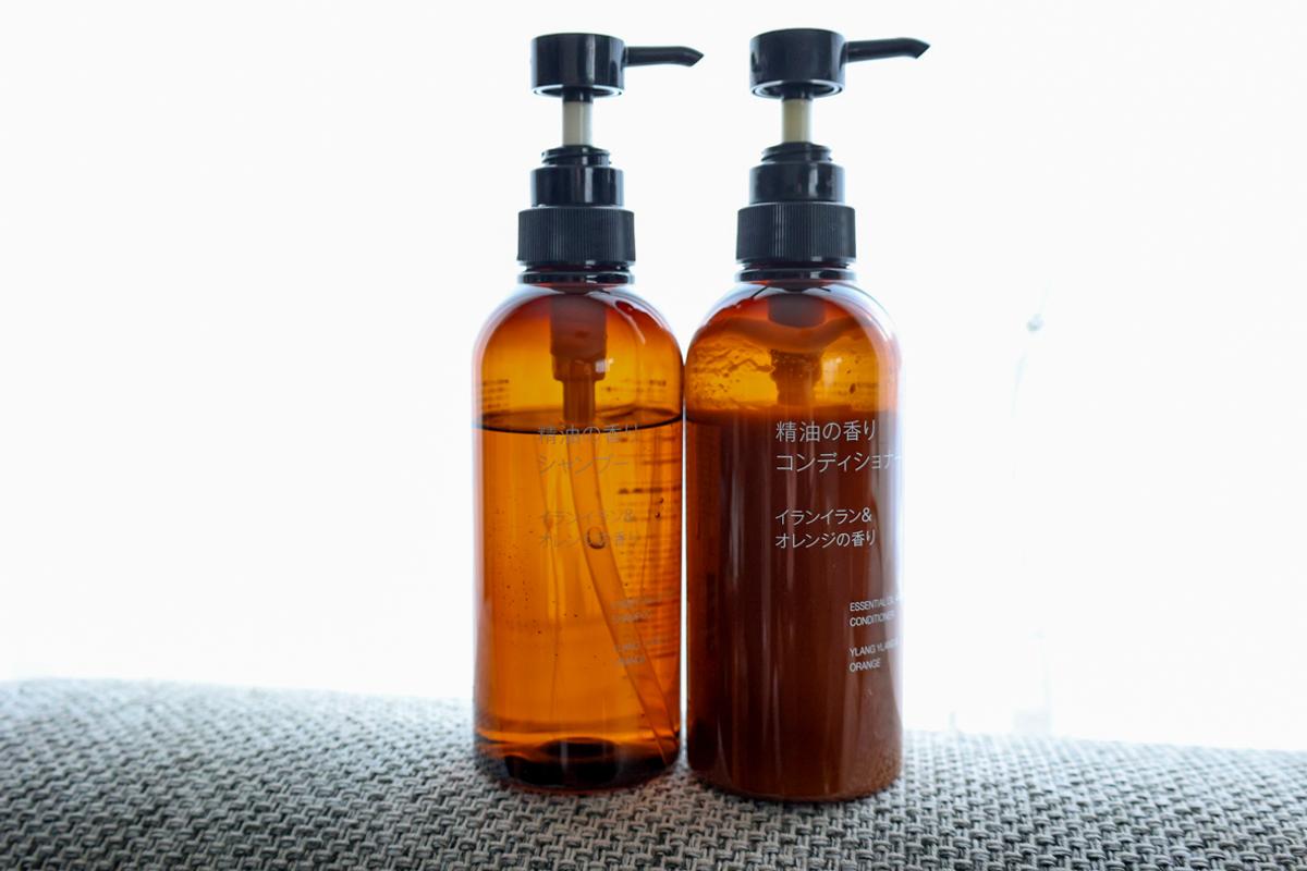 無印良品「精油の香り シャンプー イランイラン&オレンジの香り」