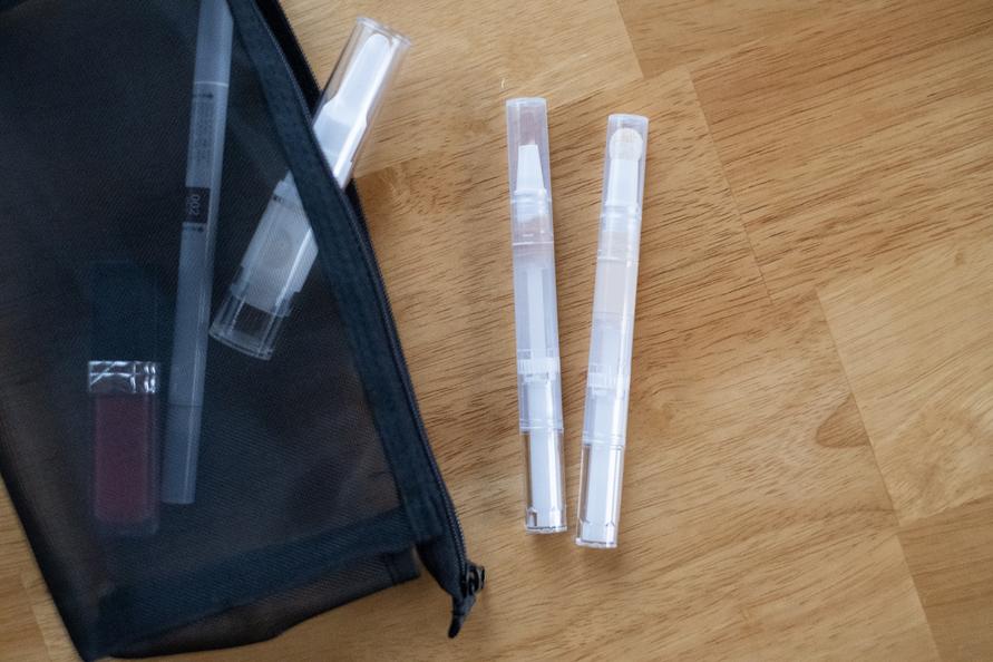 化妝包斷捨離只要110日圓就能實現！大創「分裝筆」讓外出補妝也能精準不沾手