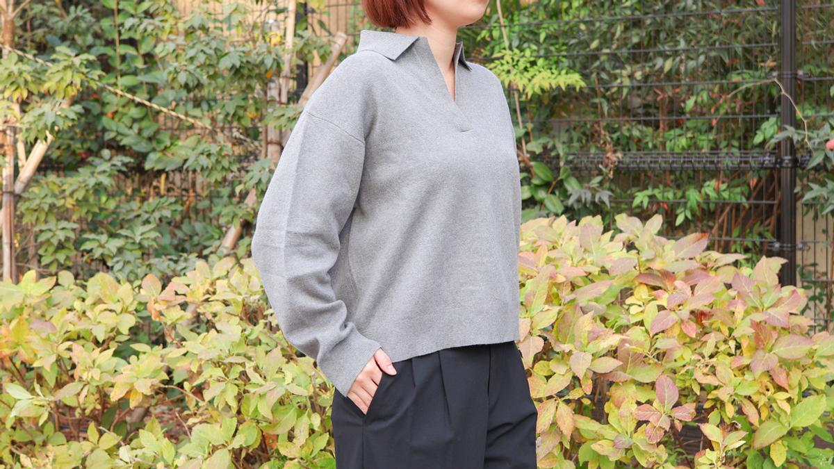 毛衣也能穿出輕盈感!UNIQLO「柔滑棉寬版POLO針織衫」解決冬季穿衣顯胖煩惱 毛衣也能穿出輕盈感!UNIQLO「柔滑棉寬版POLO針織衫」解決冬季穿衣顯胖煩惱