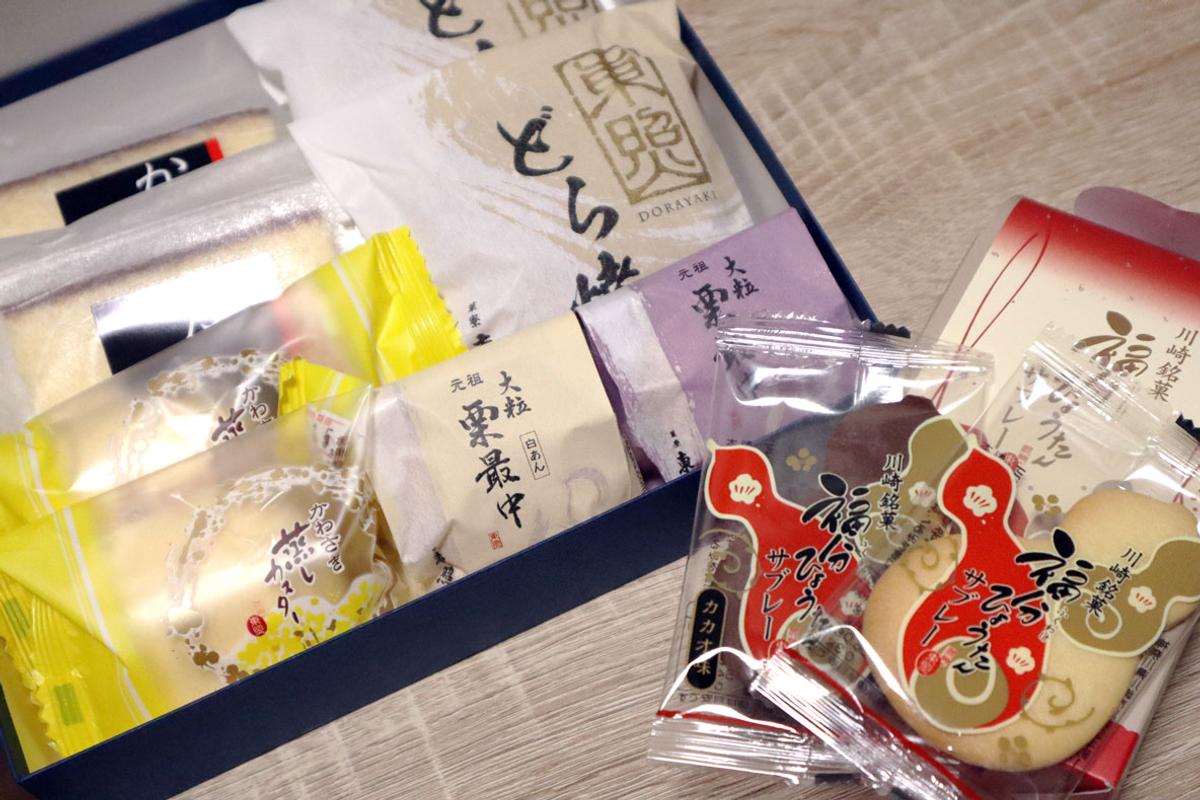 菓寮 東照「きらめき(大)」2,350円(税込)※お菓子詰め合わせ、「ひょうたんサブレ 6枚入り」