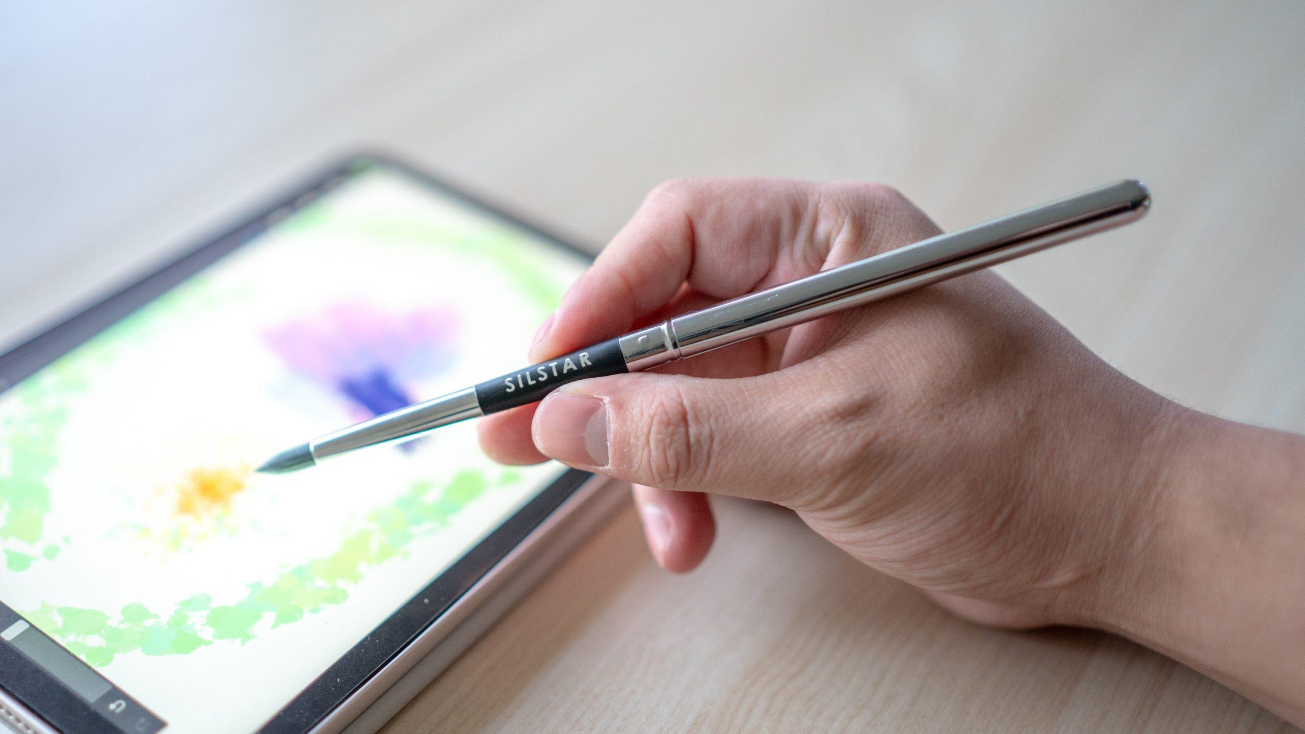 タブレットお絵かきがよりリアルに！ 絵筆の感覚も楽しめる「タッチ筆