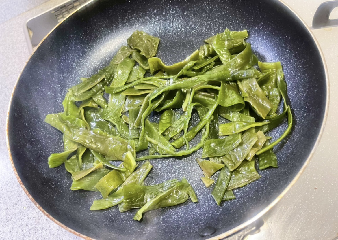 ひろた湾 茎わかめ