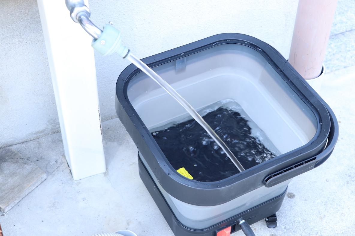 電源も水道接続もいらない「コードレス高圧洗浄機」を使い始め
