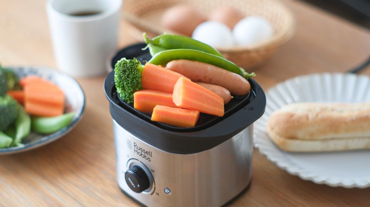 在忙碌的早晨使用Russell Hobbs「快速迷你蒸鍋」蒸煮一道既營養又美味的早餐! 在忙碌的早晨使用Russell Hobbs「快速迷你蒸鍋」蒸煮一道既營養又美味的早餐!