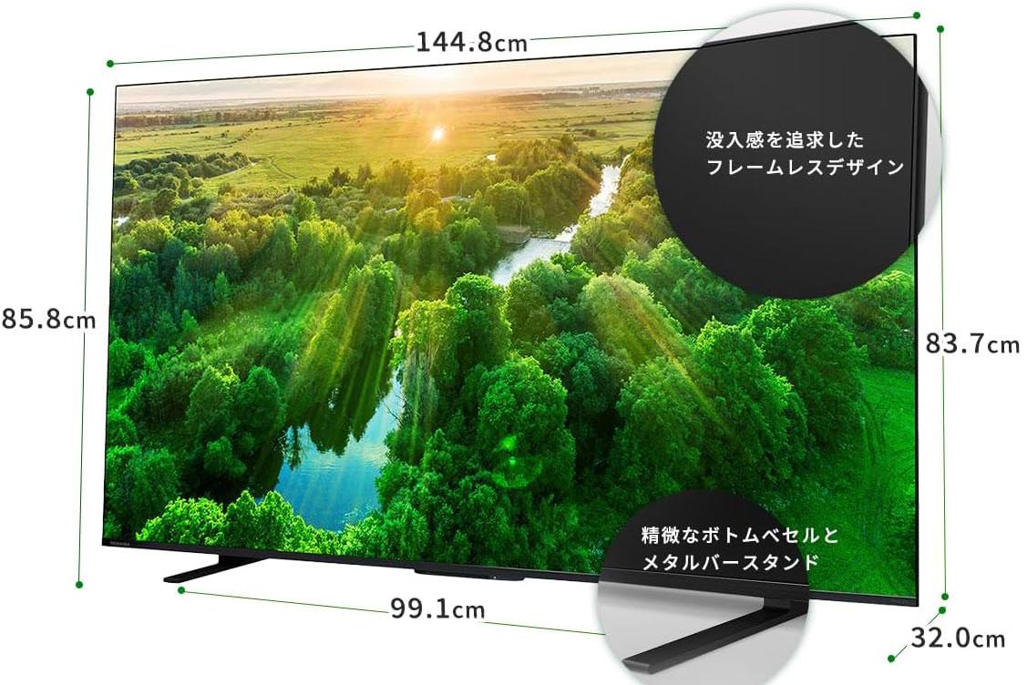 地上波も動画もゲームも楽しむなら…。レグザの「65インチ」が今なら