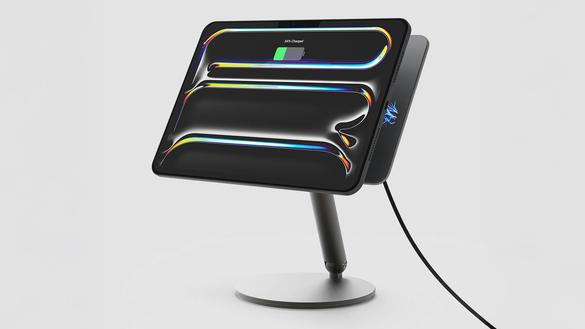iPadは置くだけで充電OK！ 角度も自由自在な「REDBEAN スタンド P2」が 